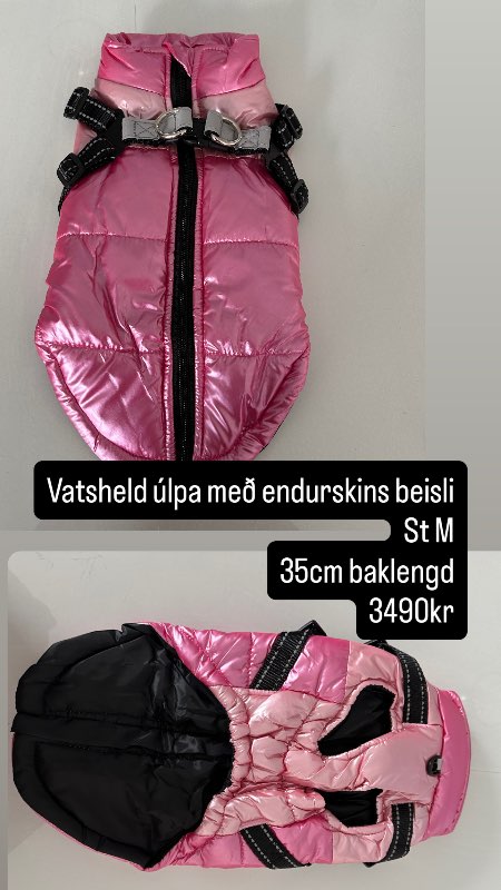 Bleik úlpa m.beisli M