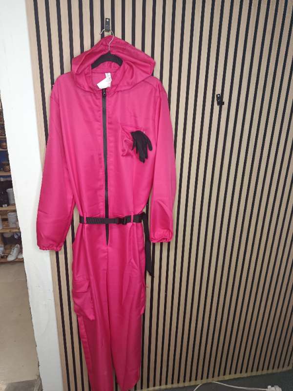 Squid Game {Pinkred} +Belti+hanskar