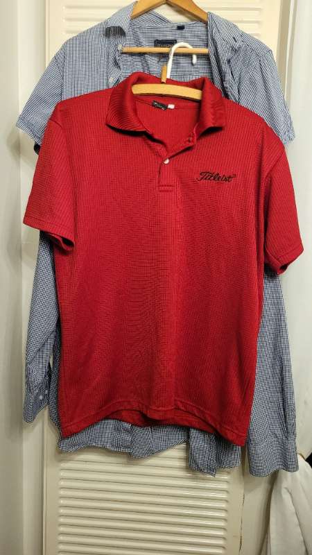 Rauður polo bolur