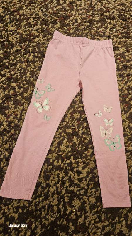 Leggings m/fiðrildi