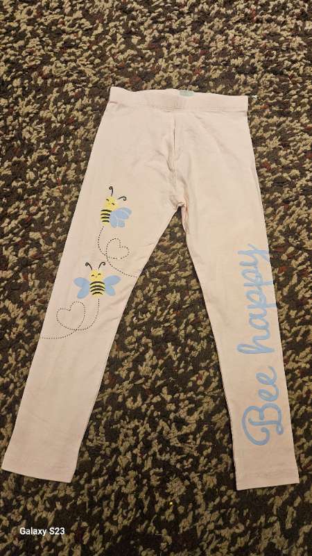 Leggings m/býflugu