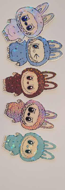 Labubu límiðar 5 stk