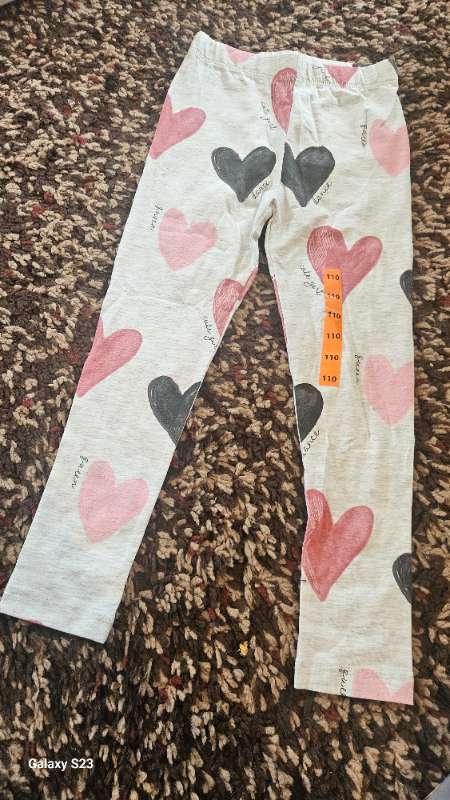 Nýar leggings m/hjörtu