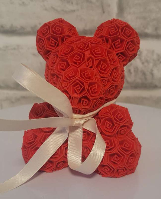 Rósa bangsi rauður