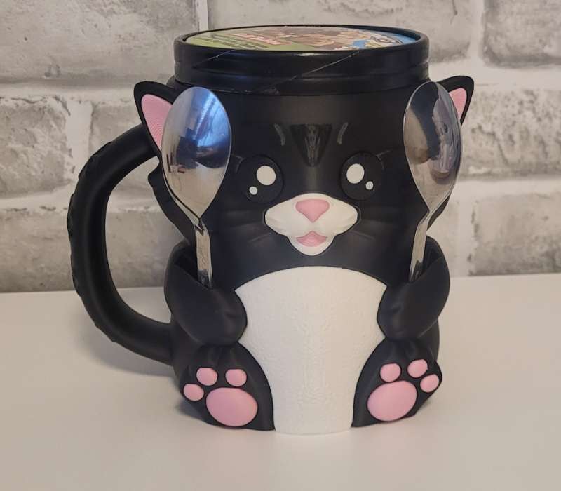 Íshaldari kisa svört