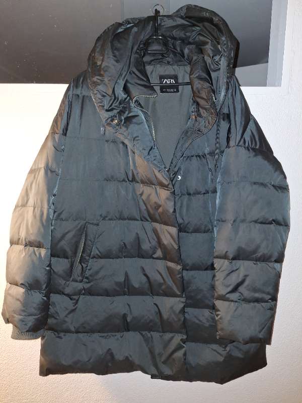 Úlpa, græn ZARA XL