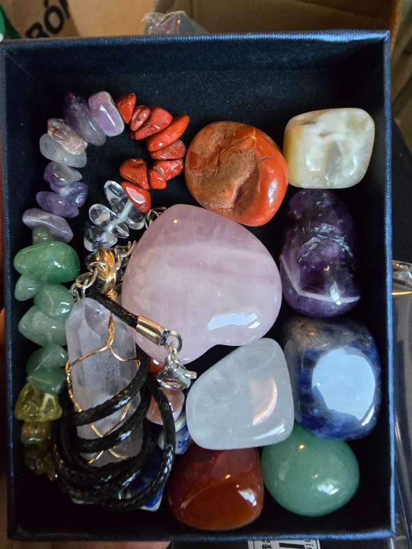 Orkusteina hálsmen,armb,steina