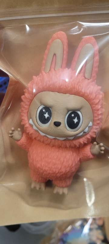 3d prent labubu bleikur