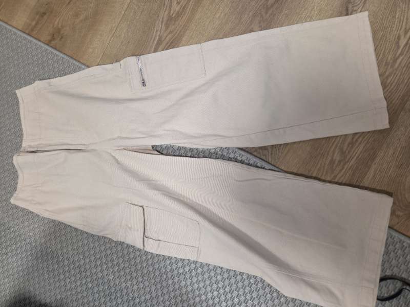 E ZARA cargobuxur pink