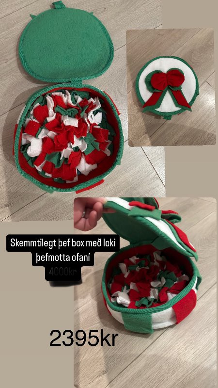 Þef box með loki dýra