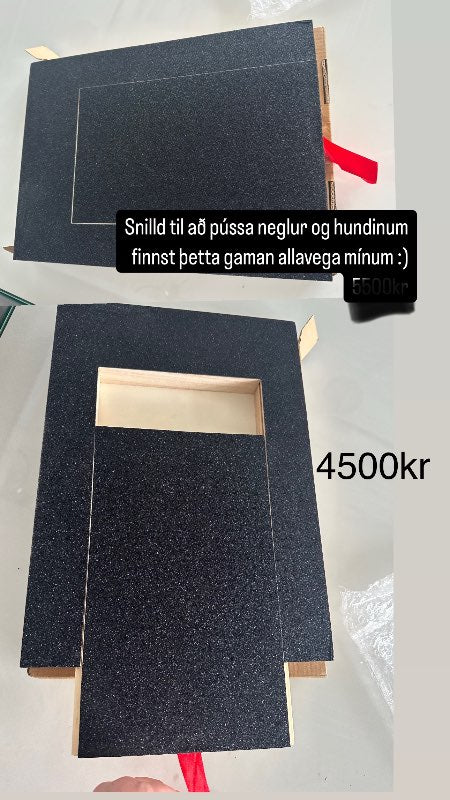 Þraut til að pússa neglur dýru