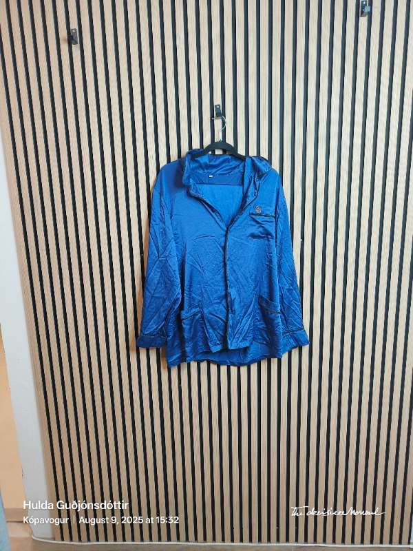 Silki svefn náttfatasett