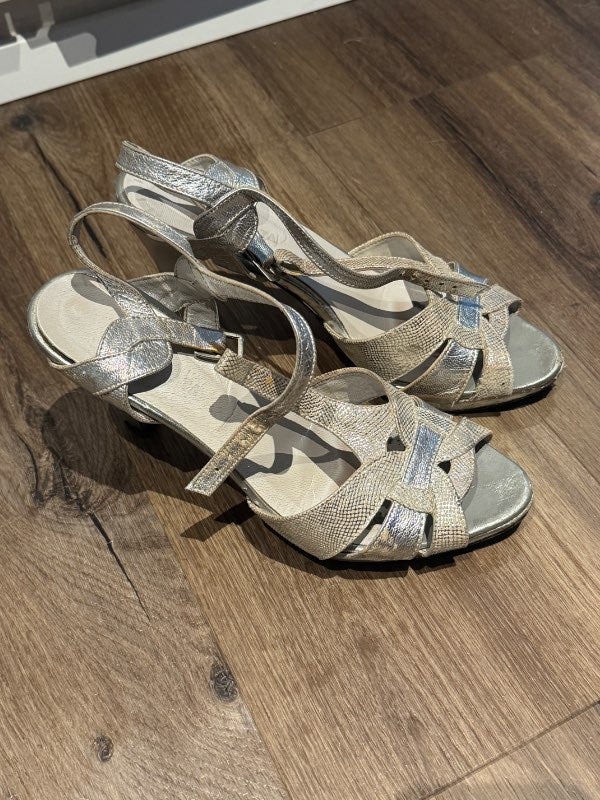 Silver heels