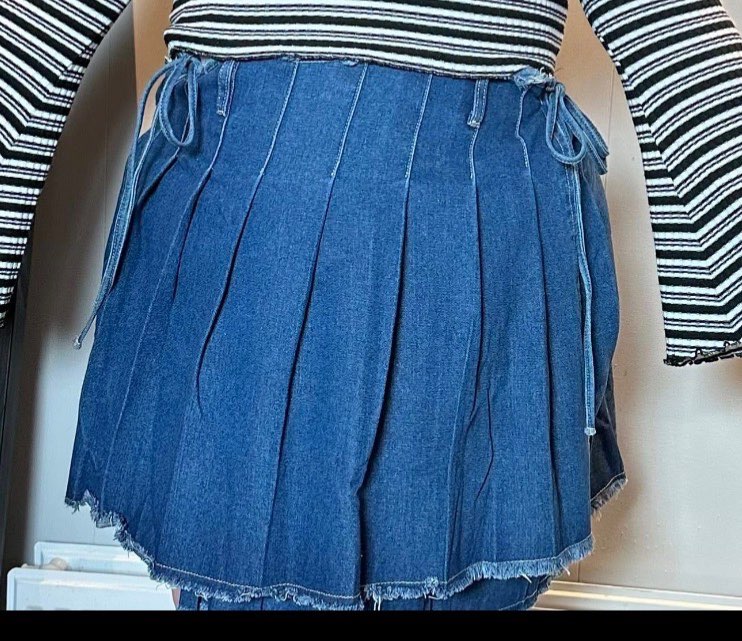 Wrap gallapils með böndum