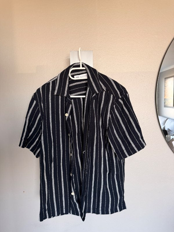 Zara stuttermaskyrta #H
