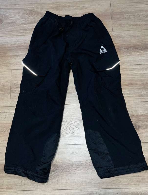 Kids Black Thermo Pants