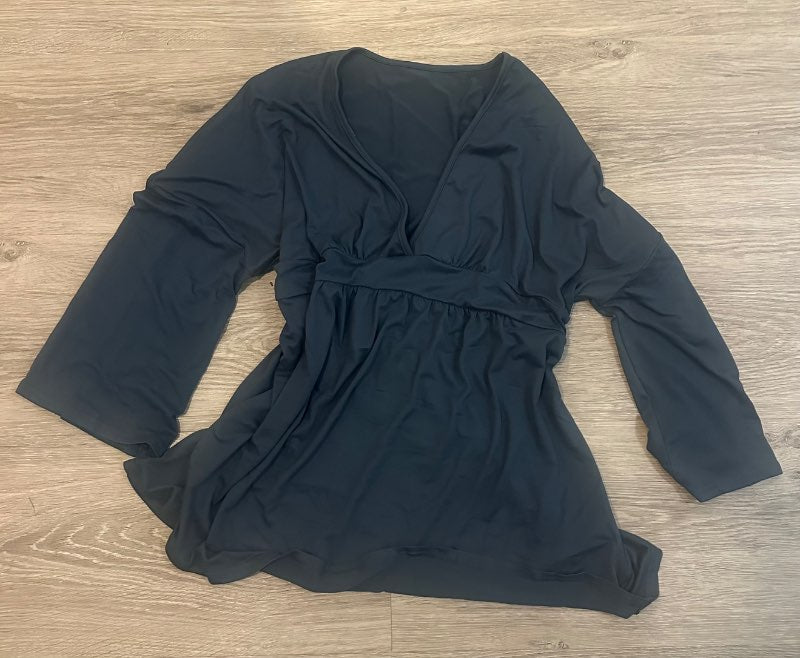 SHEIN grá V-neck peysa
