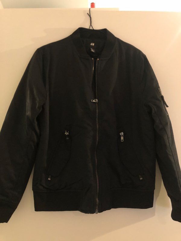 Svartur Bomber jakki H&M