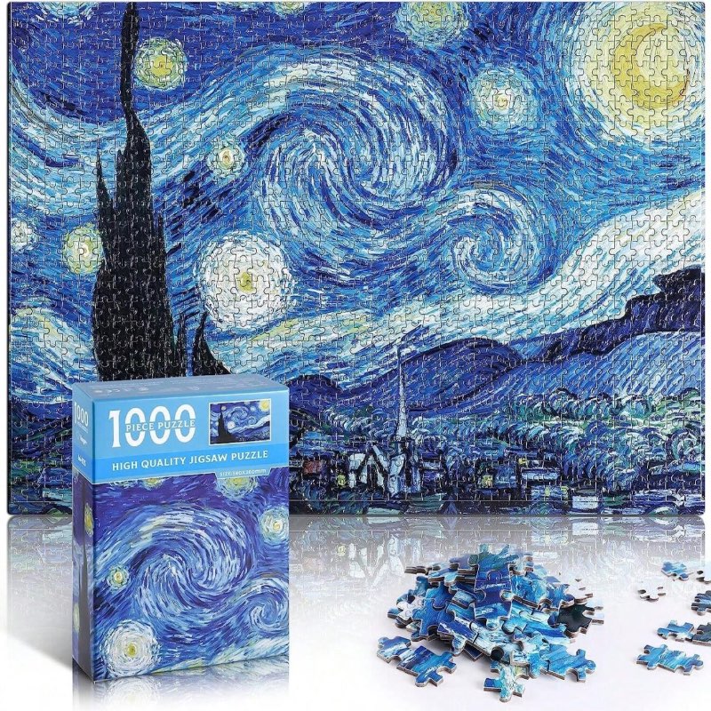 1000 bita púsl - Starry Night