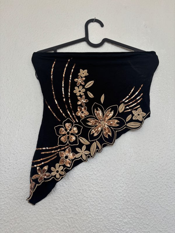 Svartue Blóma tube top - e