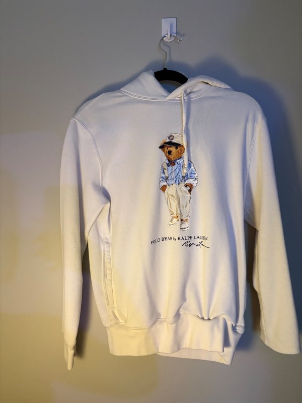 Polo peysa hvít