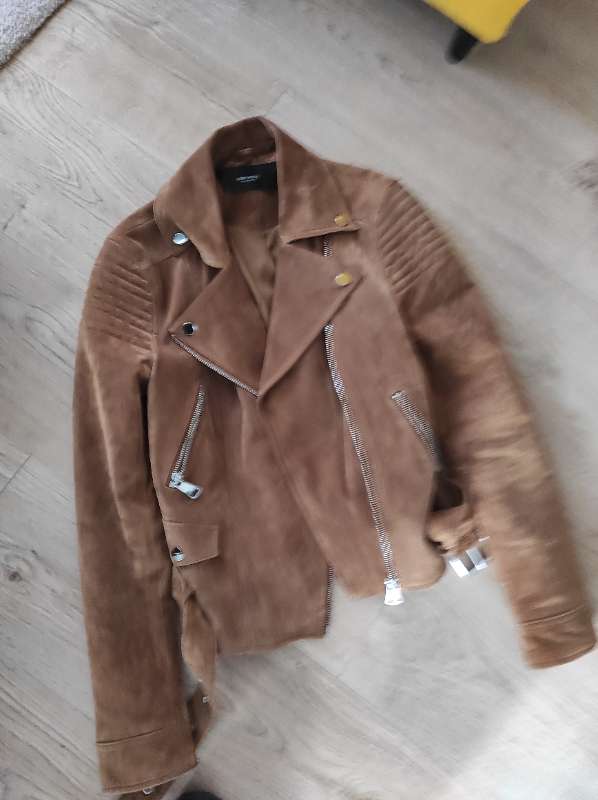 Leður úlpa Vero moda