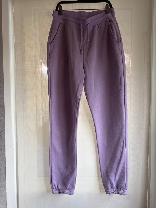 Fjólubláar joggingbuxur