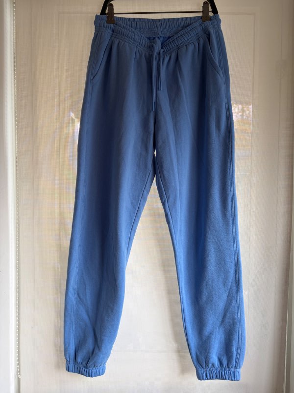 Bláar joggingbuxur