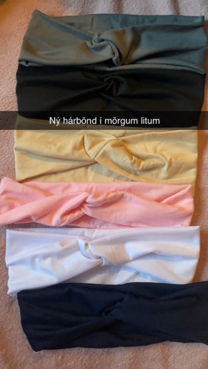 Ný hárbönd blönduð