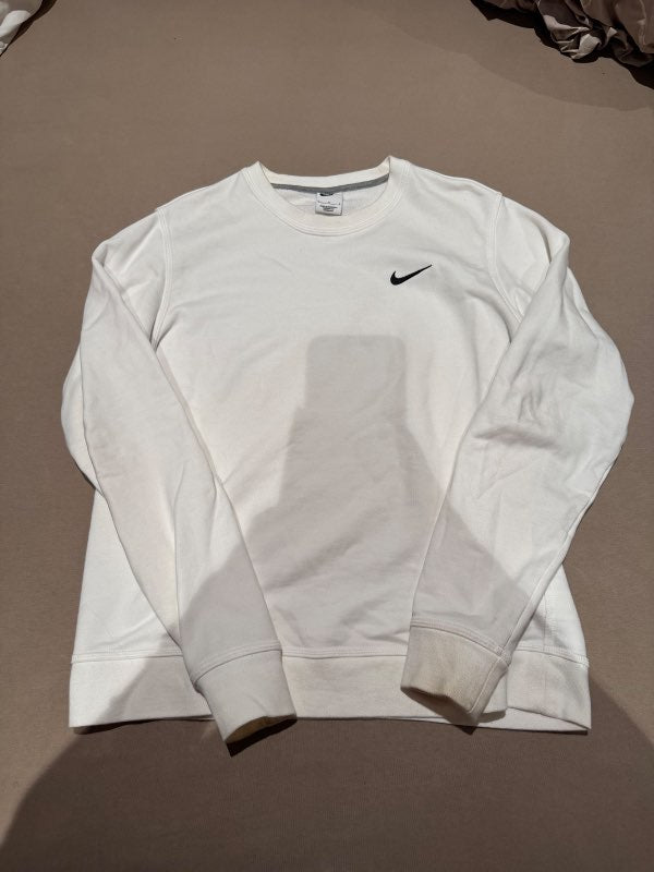 Nike hvít peysa