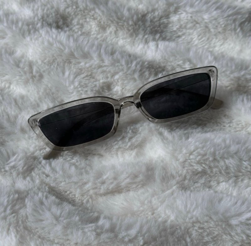 Grá/Glær Sólgleraugu