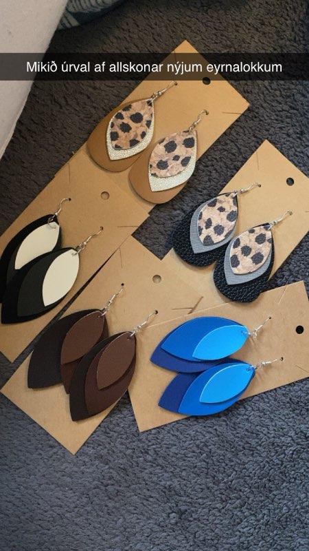 Nýjir eyrnalokkar margar teg