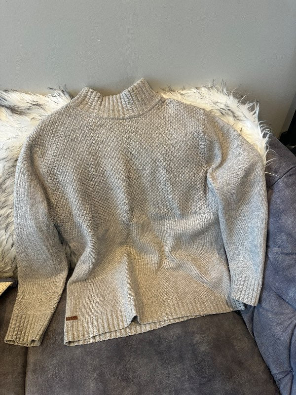 66 ull peysa kraga ljós XL