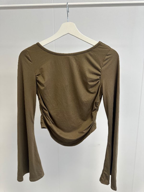 Mosagrænn langermabolur