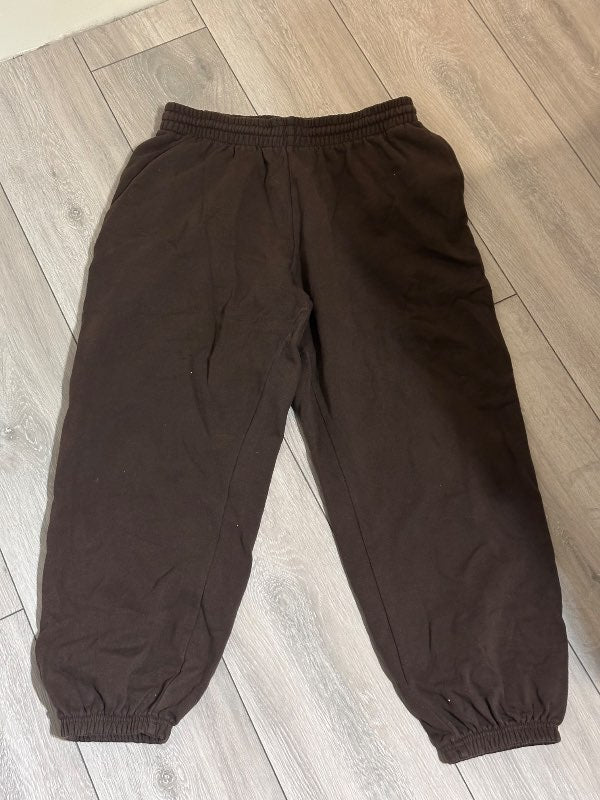 Brúnar Joggingbuxur
