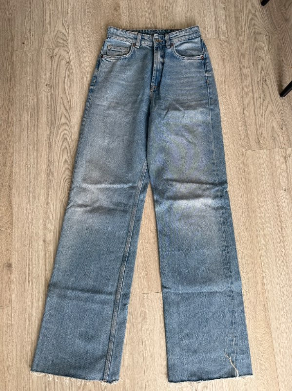 Zara high rise gallabuxur