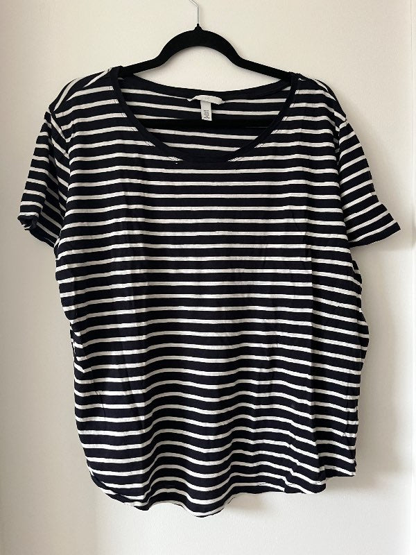 Röndóttur stutterma H&M