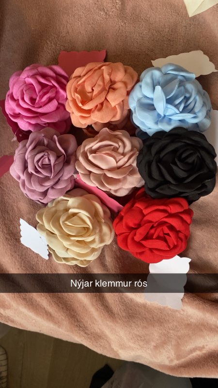 Nýjar blómaklemmur