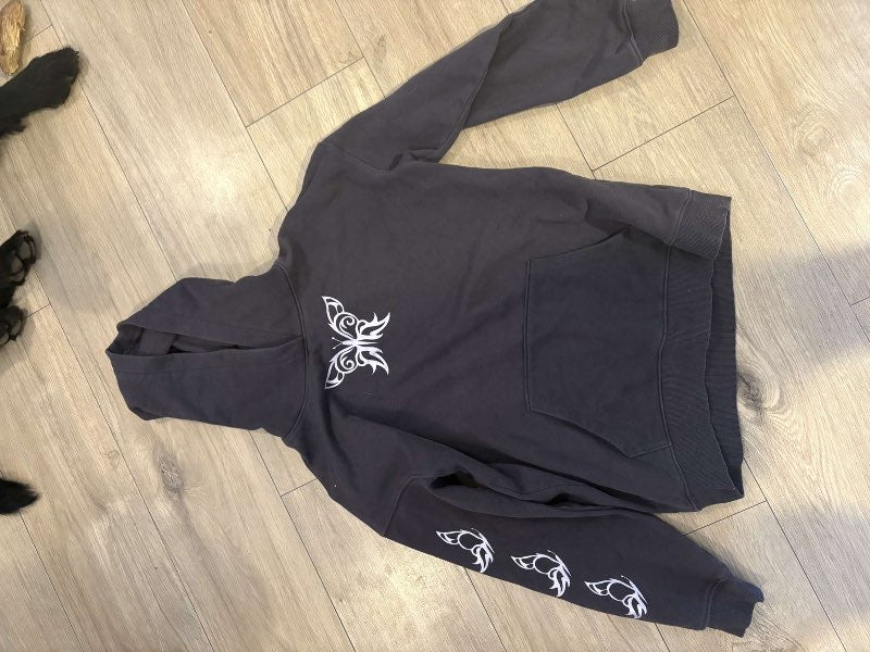 H&M hettupeysa dökkgrá