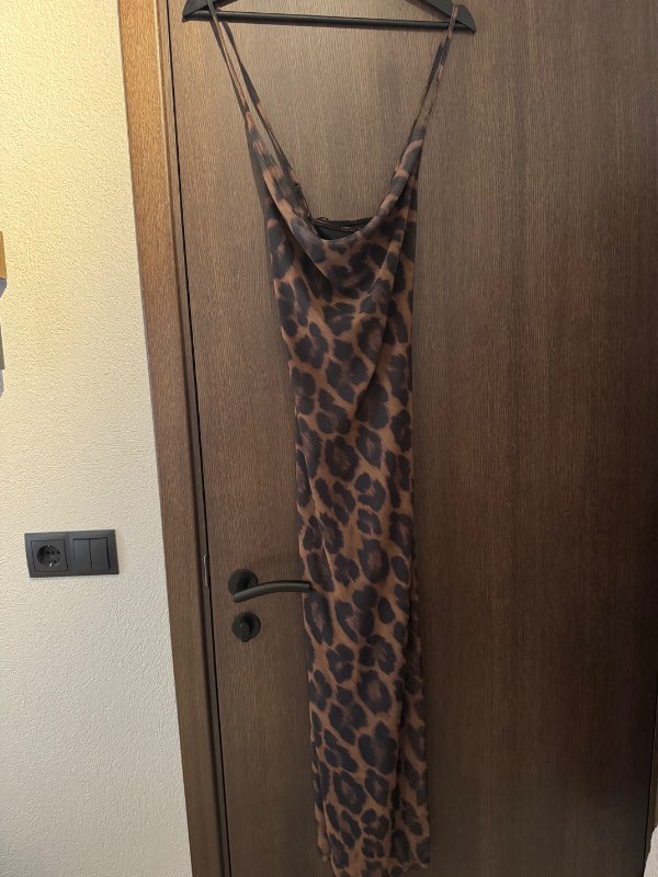 Leopard print kjóll