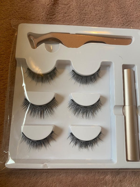 Magnetic eyelash sett