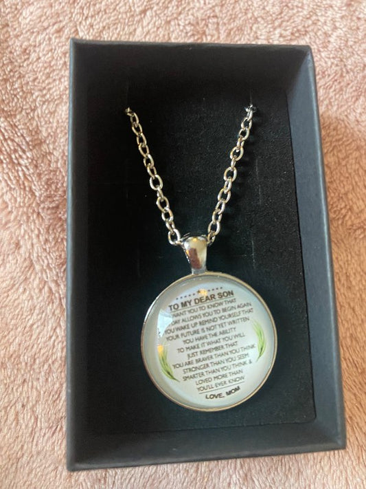 To my son necklace