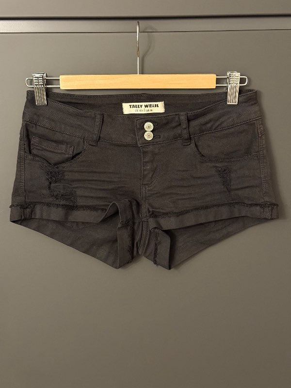 Svartur hotpants