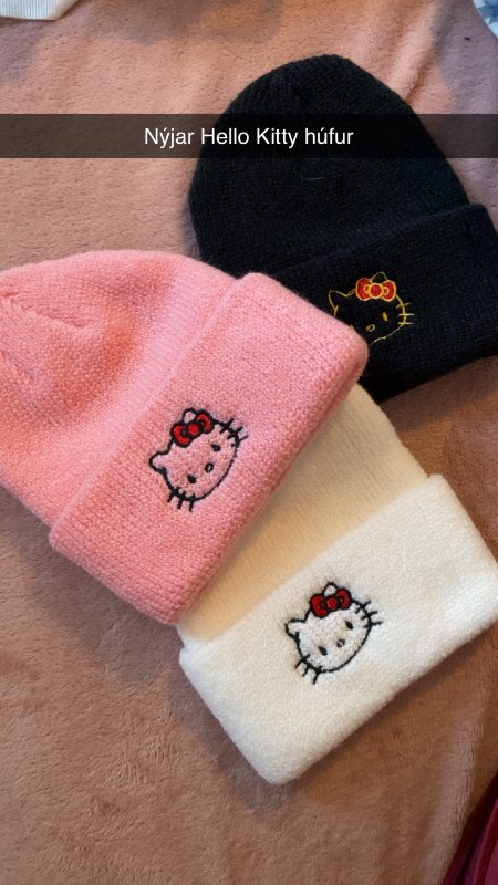 Nýjar Hello Kitty húfur
