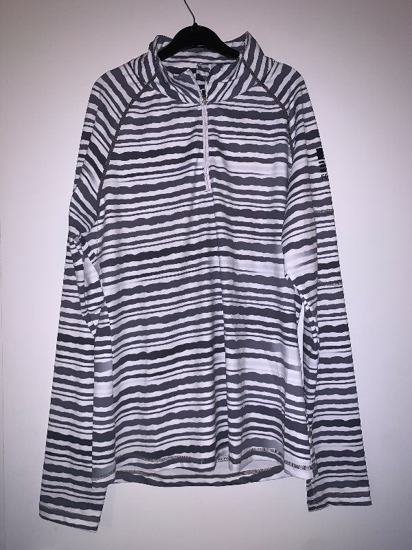 Röndótt æfingapeysa