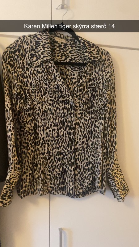 Karen Millen skyrta tiger