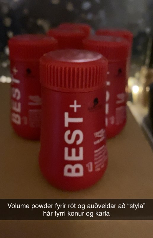 Volume powder í rót hár