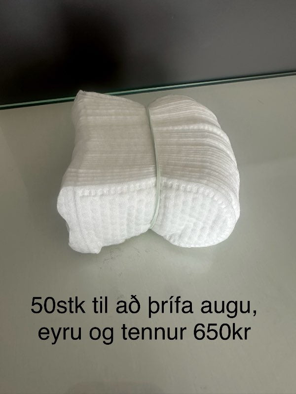 50stk til að þrífa eyru/tenn/a