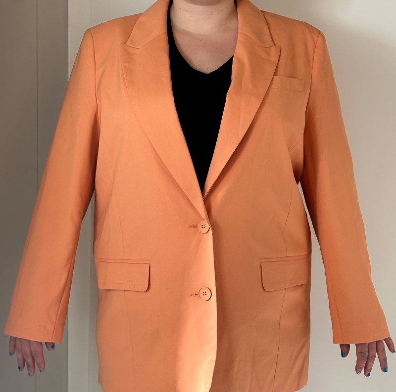 Appelsínugulur blazer