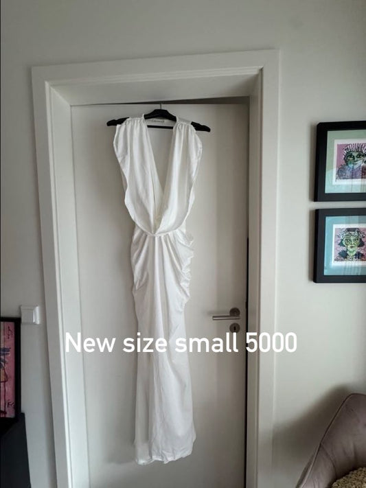 Kjóll síður Hvítur